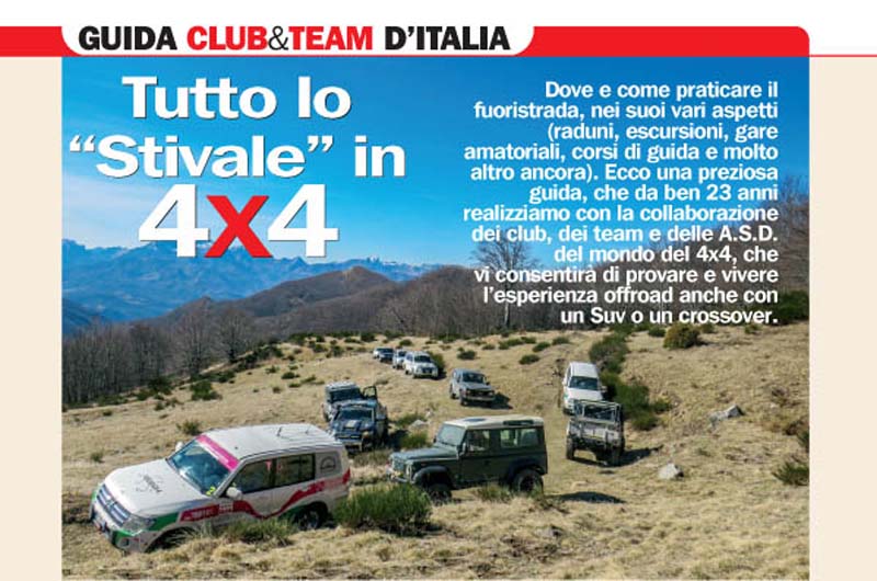  Guida ai club & team 4×4 d’Italia