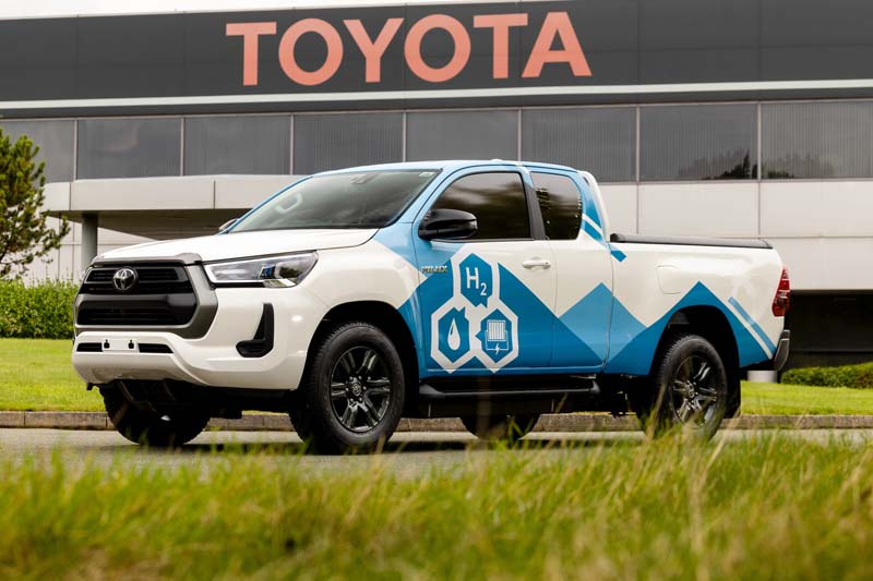  Toyota Hilux a idrogeno: ecco il prototipo del pick-up a emissioni zero